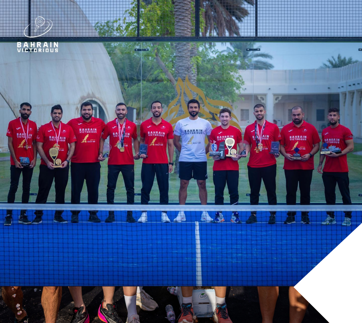 Victorious Padel team