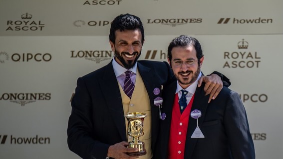 Bahrain endurance riders with their horses